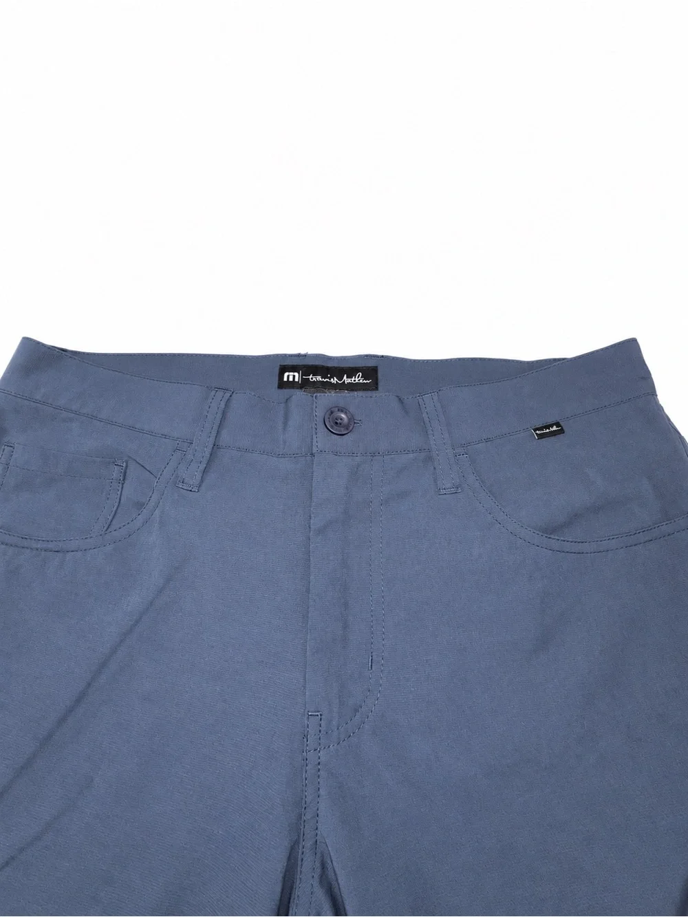 TravisMathew Golf Pants Mens 34 Blue Stretch Straight Leg Good Condition